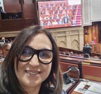 "منيب" تُوجّه أول سؤال لها من داخل قبّة البرلمان.. ومُسيرةُ الجلسة بمجلس النواب تَصفها بـ"الوزيرة"